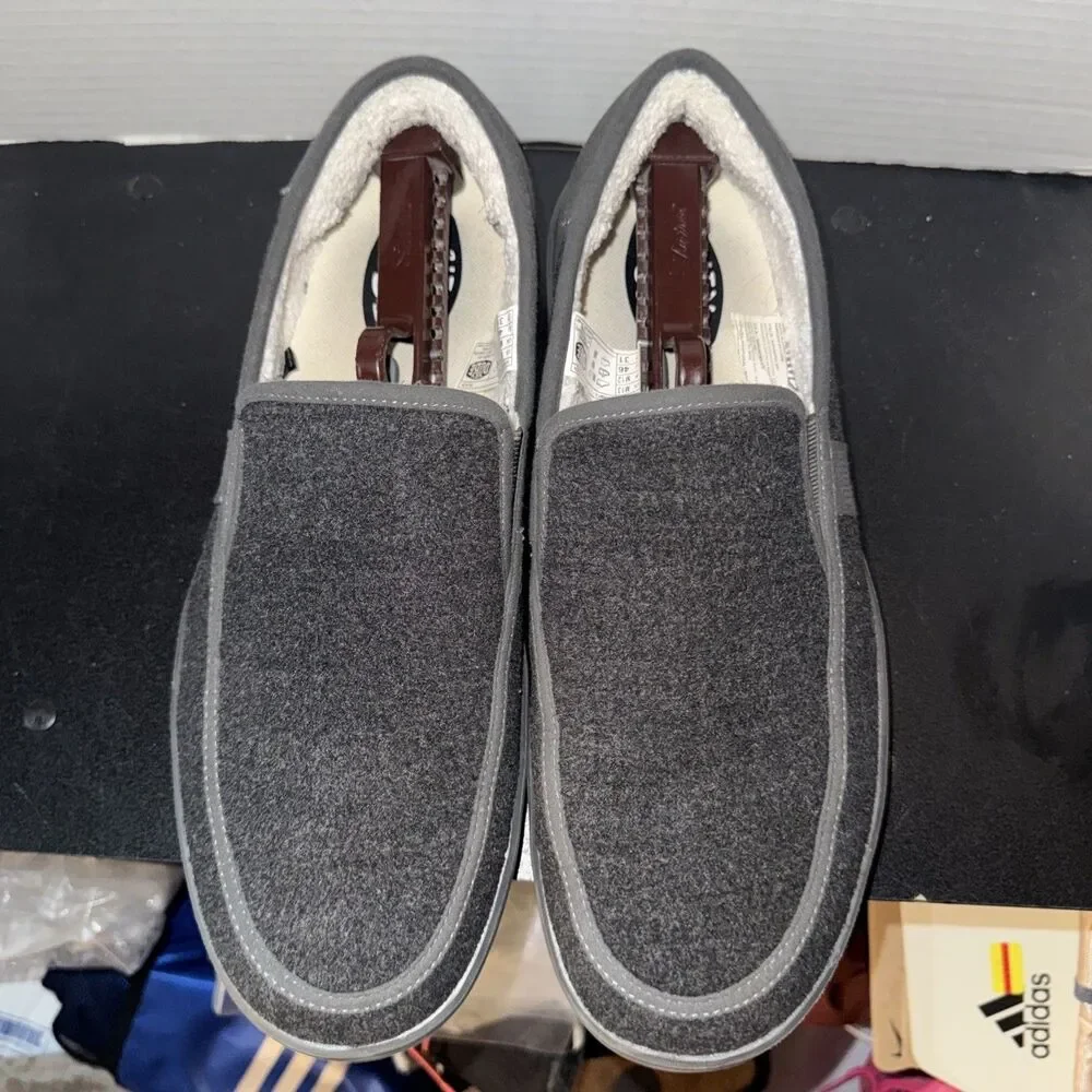 HEY DUDE - Men's Sunapee Warmth Slipper Shoes - Black - Size 13